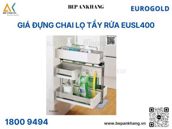 Giá đựng chai lọ tẩy rửa EUSL400 (ETR400) – Eurogold